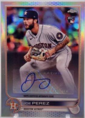 Joe Perez #AC-JPE Baseball Cards 2022 Topps Chrome Update Autographs