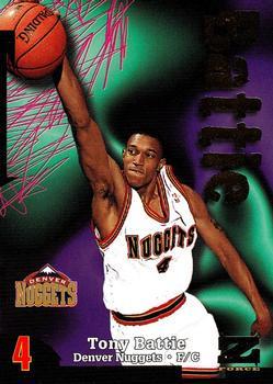 Tony Battie #147 Basketball Cards 1997 Skybox Z Force