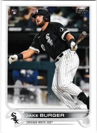 Jake Burger #186 Baseball Cards 2022 Topps