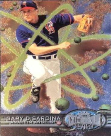 Gary DiSarcina #38 Baseball Cards 1997 Metal Universe