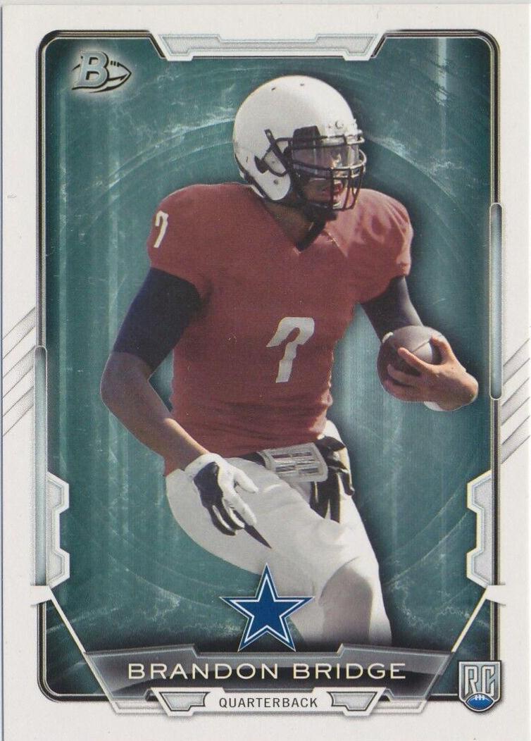Brandon Bridge #96 Football Cards 2015 Bowman Rookies