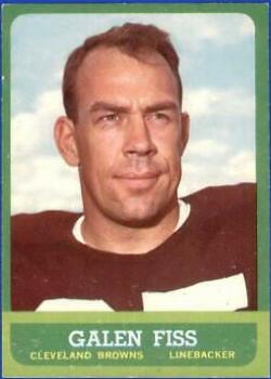 Galen Fiss #21 Football Cards 1963 Topps