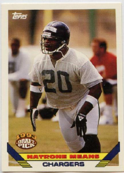 Natrone Means #243 Football Cards 1993 Topps