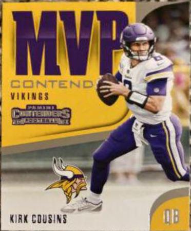 Kirk Cousins Football Cards 2018 Panini Contenders MVP