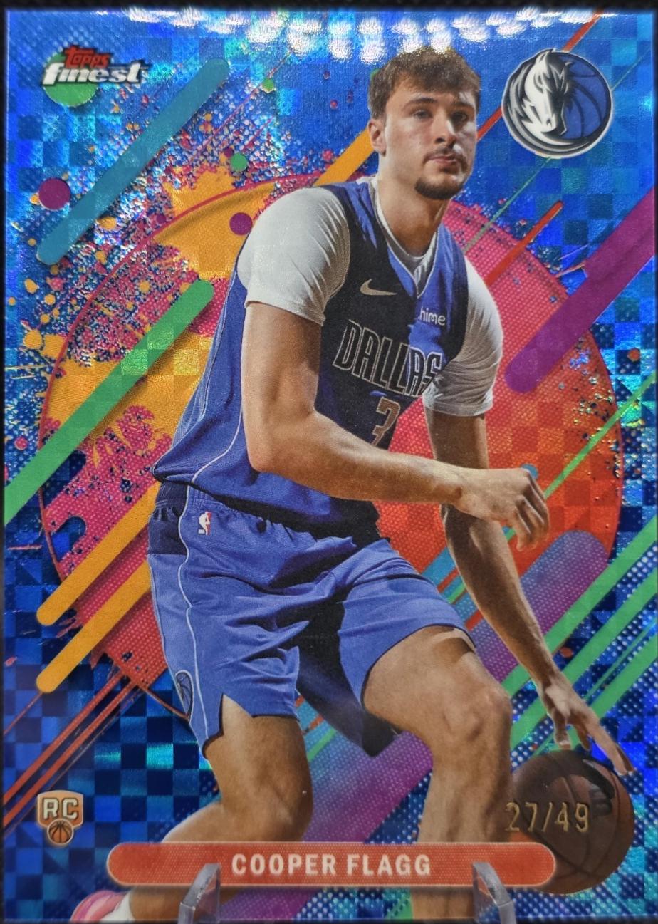 Cooper Flagg [Blue X-Fractor] #201 Prices | 2025 Topps Finest