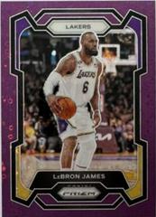 LeBron James [Fast Break Purple] #63 Prices | 2023 Panini Prizm