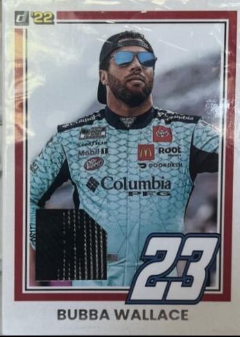 Bubba Wallace #R81R-BW Racing Cards 2022 Panini Donruss Nascar Retro 1981 Relics