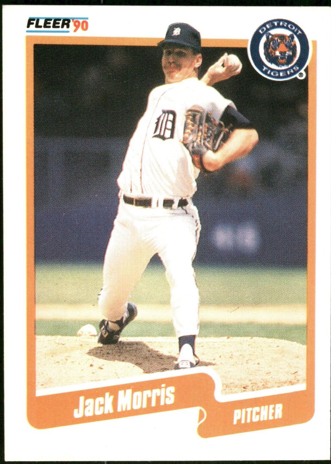 Jack Morris #610 Baseball Cards 1990 Fleer Canadian