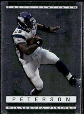Adrian Peterson #19 Football Cards 2009 Topps Platinum