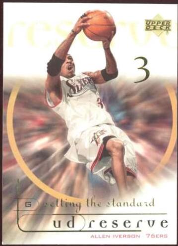 Allen Iverson #SS5 Basketball Cards 2000 Upper Deck Reserve Setting the Standard