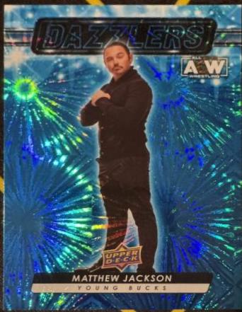 Matthew Jackson #DZ-6 Wrestling Cards 2024 Upper Deck AEW Dazzlers Blue