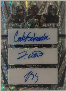 Cody Schrader / Theo Wease / Luther Burden