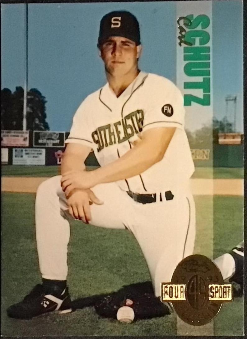 Carl Schutz #296 1993 Classic Four Sport Baseball