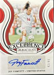 Joy Fawcett [Silver] #5 Soccer Cards 2024 Panini Immaculate Excellence Autograph Prices