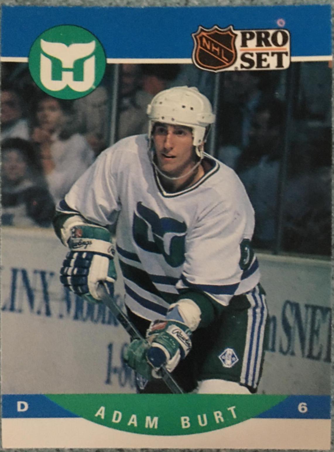 Adam Burt #447 Hockey Cards 1990 Pro Set