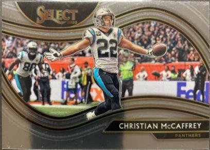 Christian McCaffrey Football Cards 2020 Panini Select Snapshots