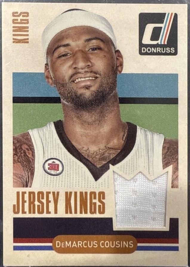 DeMarcus Cousins #11 Basketball Cards 2014 Panini Donruss Jersey Kings