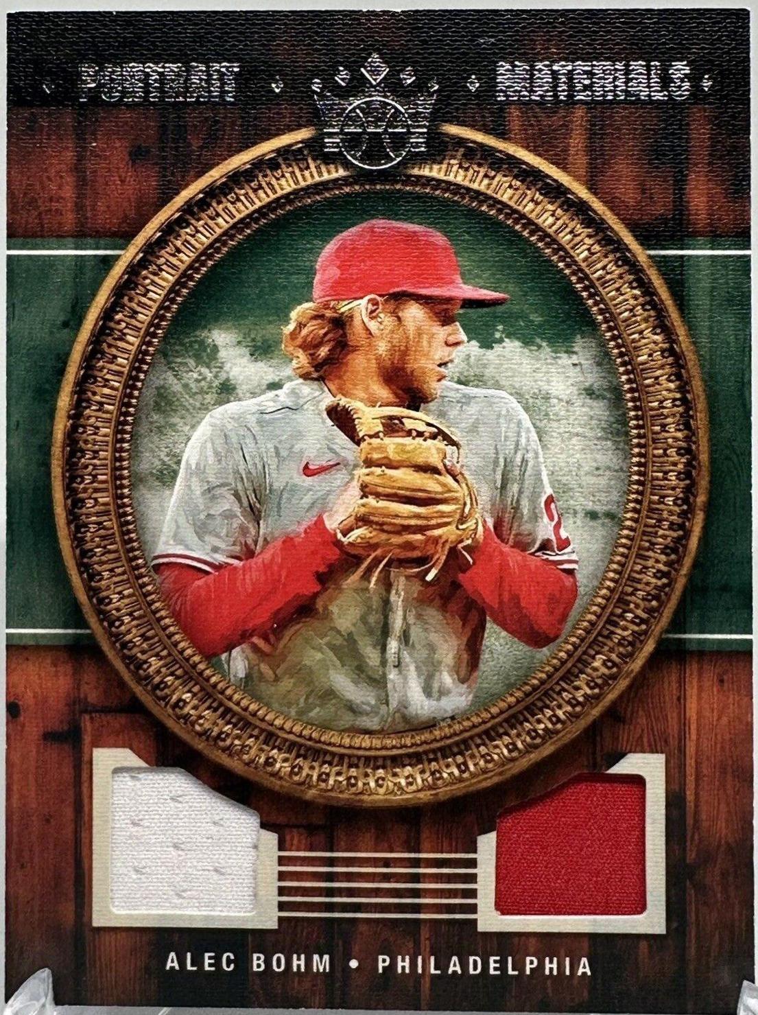 Alec Bohm #PM-AB Baseball Cards 2022 Panini Diamond Kings Portrait Materials