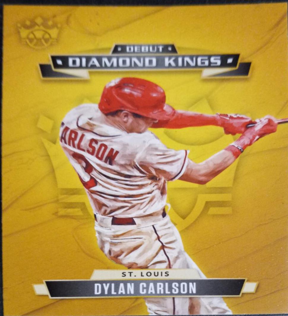 Dylan Carlson #DDK-SC Baseball Cards 2021 Panini Diamond Kings Debut