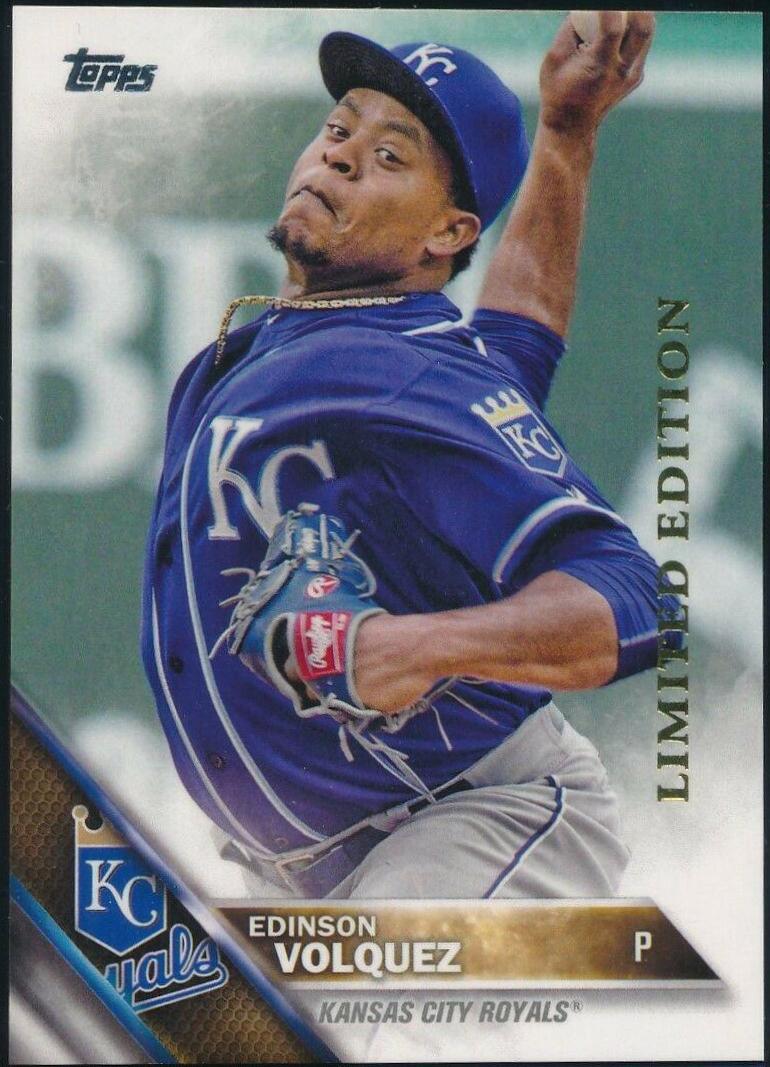 Edinson Volquez #33 Baseball Cards 2016 Topps Limited Edition