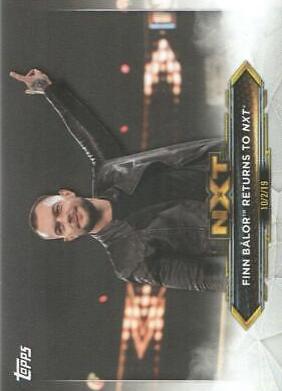 Finn Balor #35 Wrestling Cards 2020 Topps WWE NXT