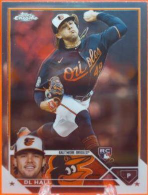 DL Hall #10 Baseball Cards 2023 Topps Chrome
