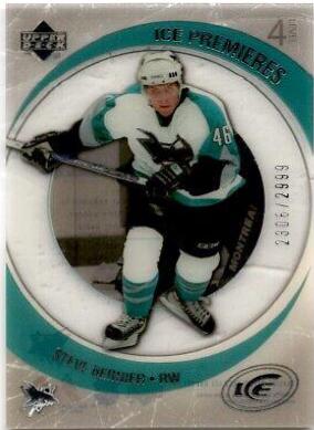 Steve Bernier #176 Hockey Cards 2005 Upper Deck Ice