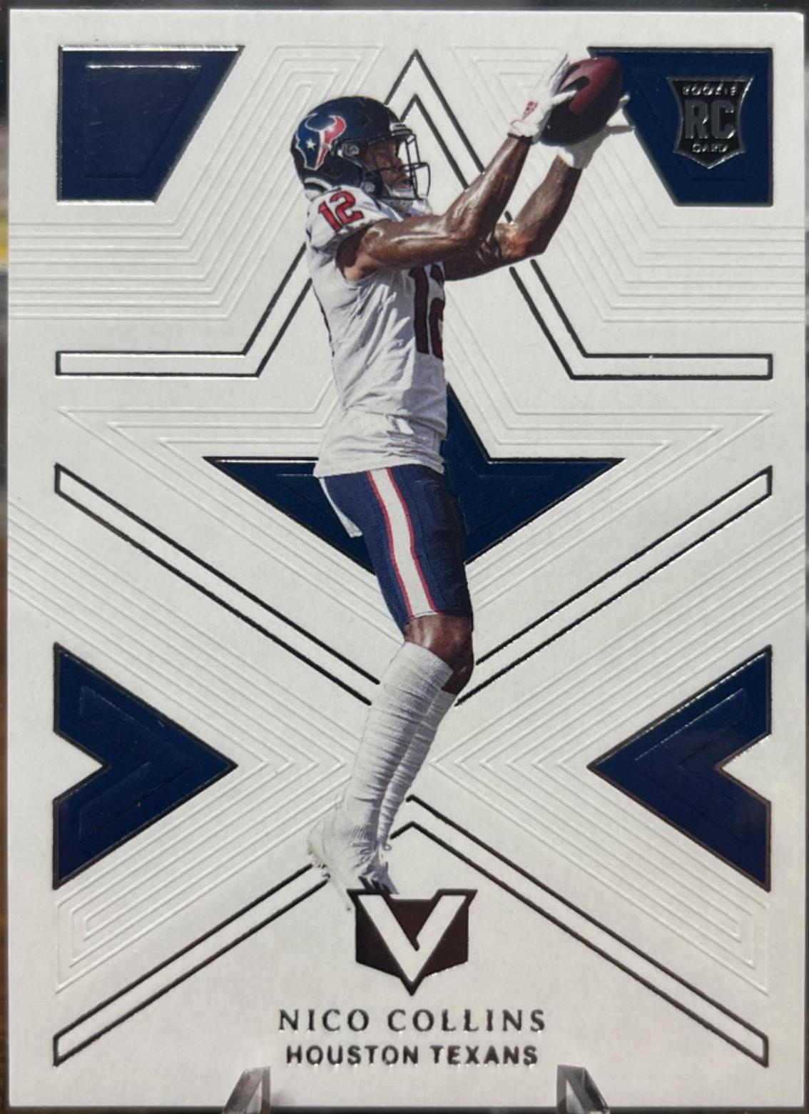 Nico Collins #V-18 Football Cards 2021 Panini Chronicles Vertex