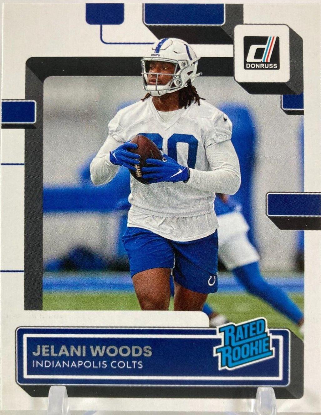 Jelani Woods #382 Football Cards 2022 Panini Donruss