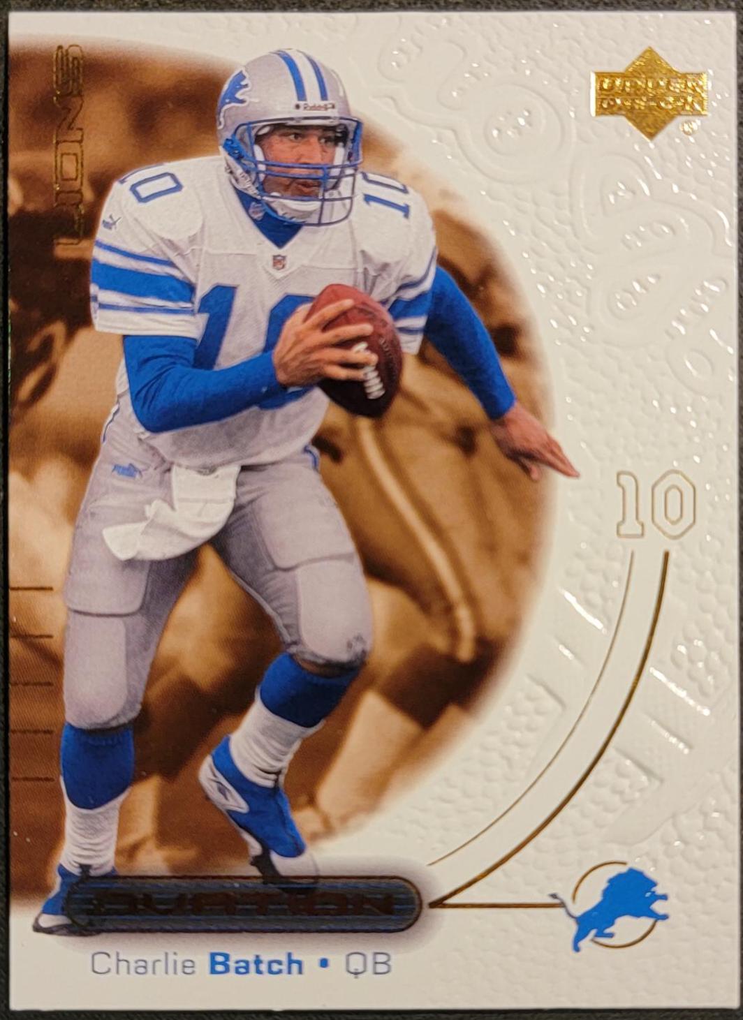 Charlie Batch #19 Football Cards 2000 Upper Deck Ovation