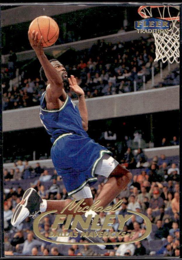 Michael Finley #4 Basketball Cards 1998 Fleer Tradition