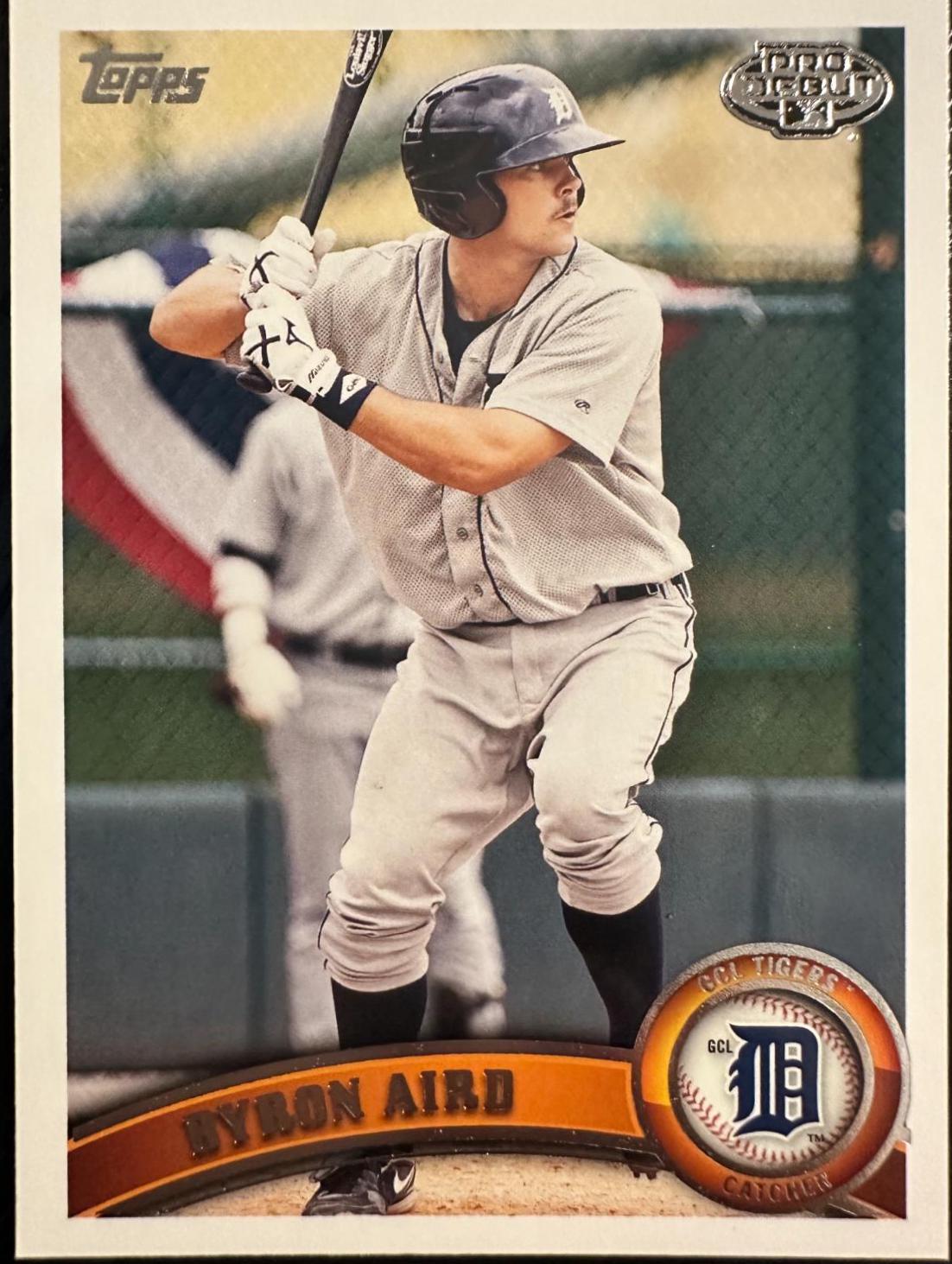 Byron Aird Baseball Cards 2011 Topps Pro Debut