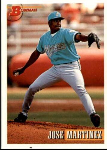 Jose Martinez #331 Baseball Cards 1993 Bowman
