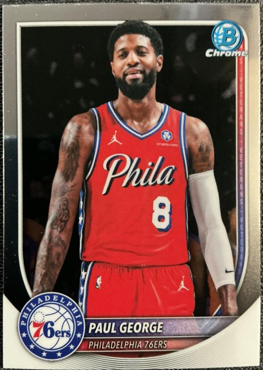 Paul George #BCV-154 2025-26 Bowman Basketball Chrome