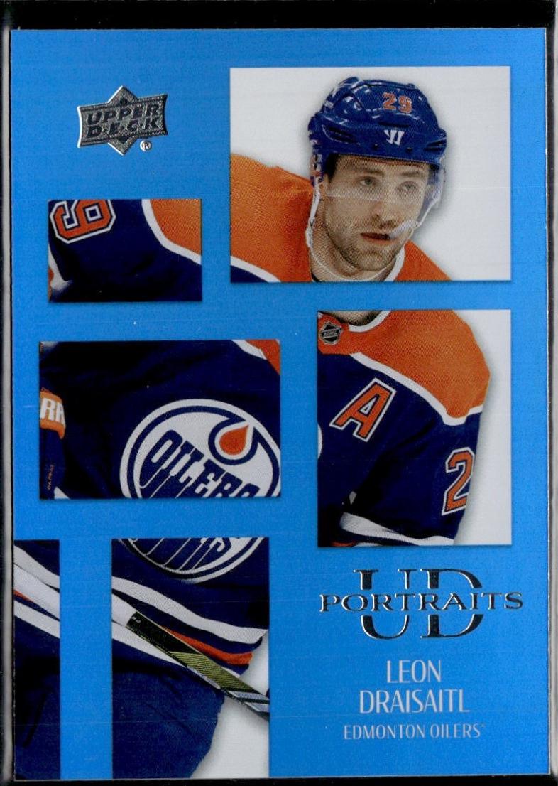 Leon Draisaitl #P51 Hockey Cards 2024 Upper Deck UD Portraits