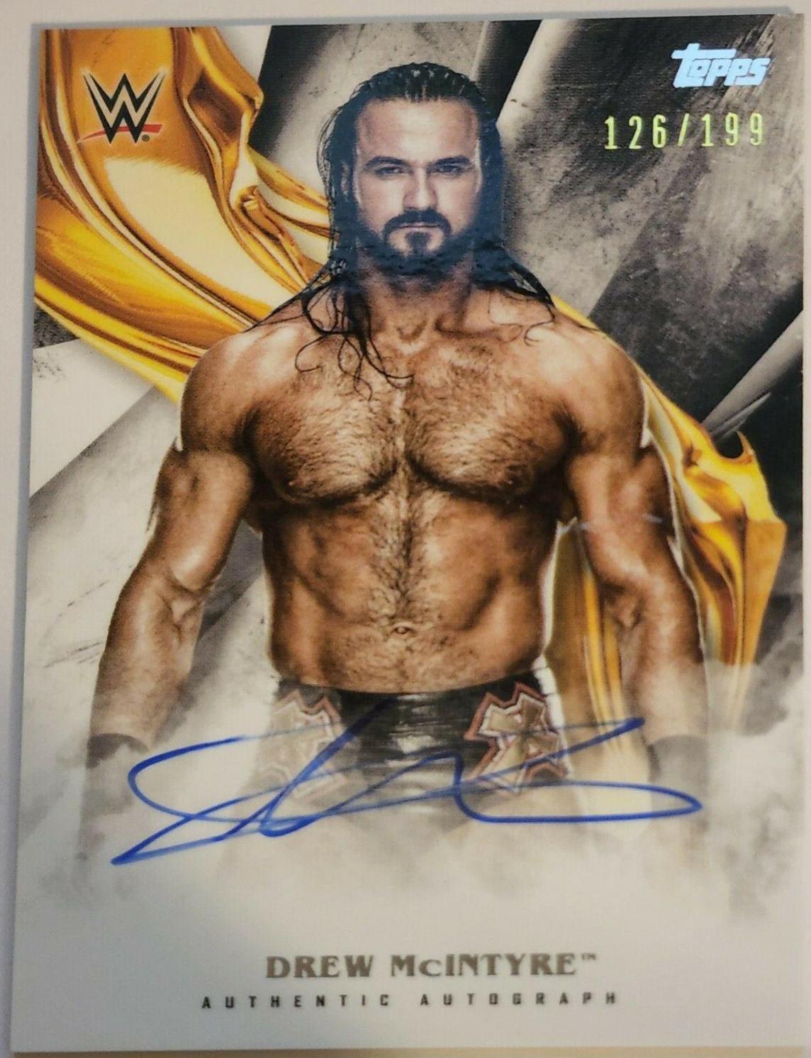 Drew McIntyre #A-DM Wrestling Cards 2019 Topps WWE Undisputed Autographs