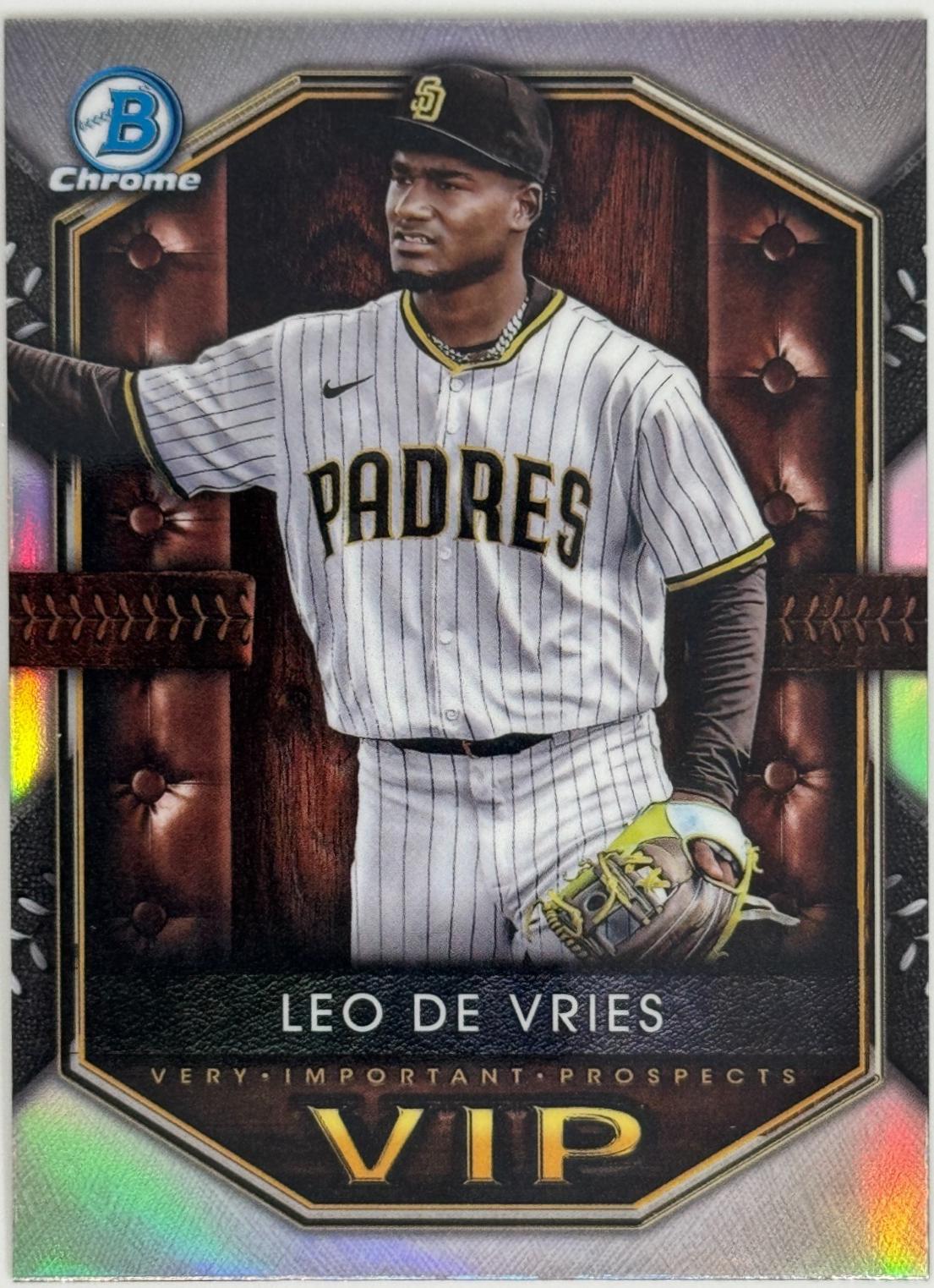 Leo De Vries #VIP-14 Baseball Cards 2025 Bowman Very Important Prospects