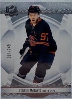 Connor McDavid #8 Hockey Cards 2022 Upper Deck The Cup