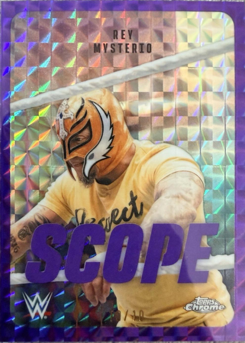 Rey Mysterio [Purple Geometric Refractor] #SCO-26