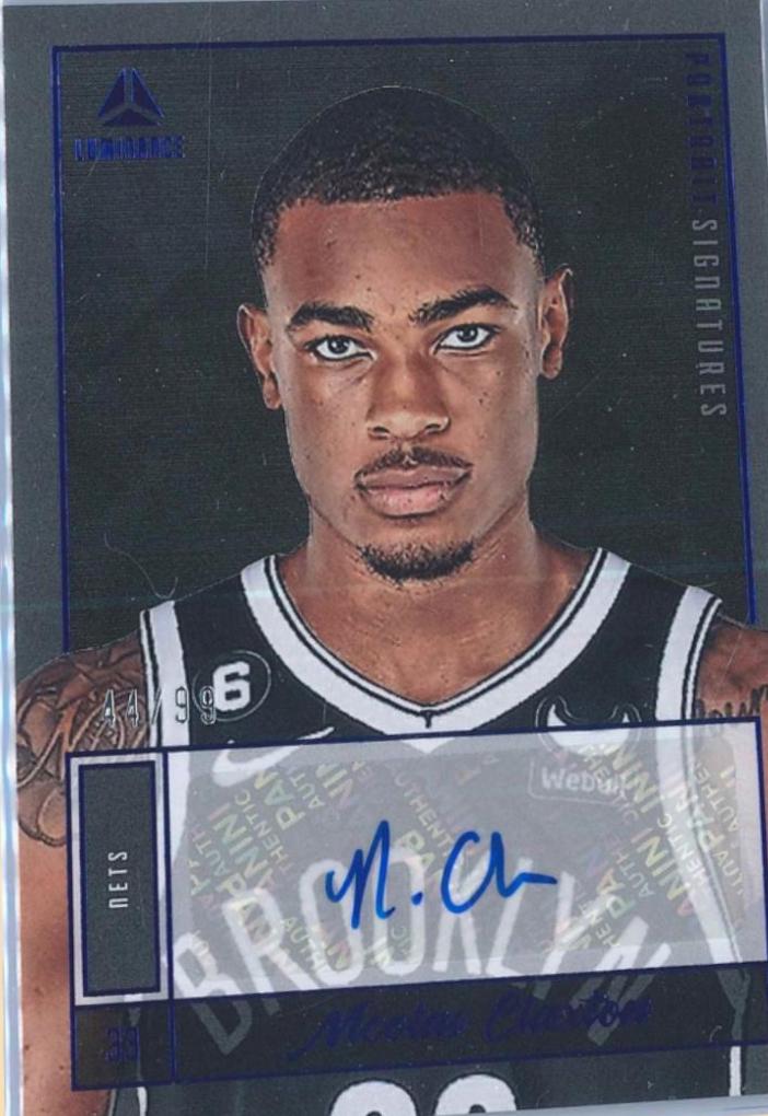 Nicolas Claxton #PS-NCX Basketball Cards 2022 Panini Chronicles Portrait Signatures