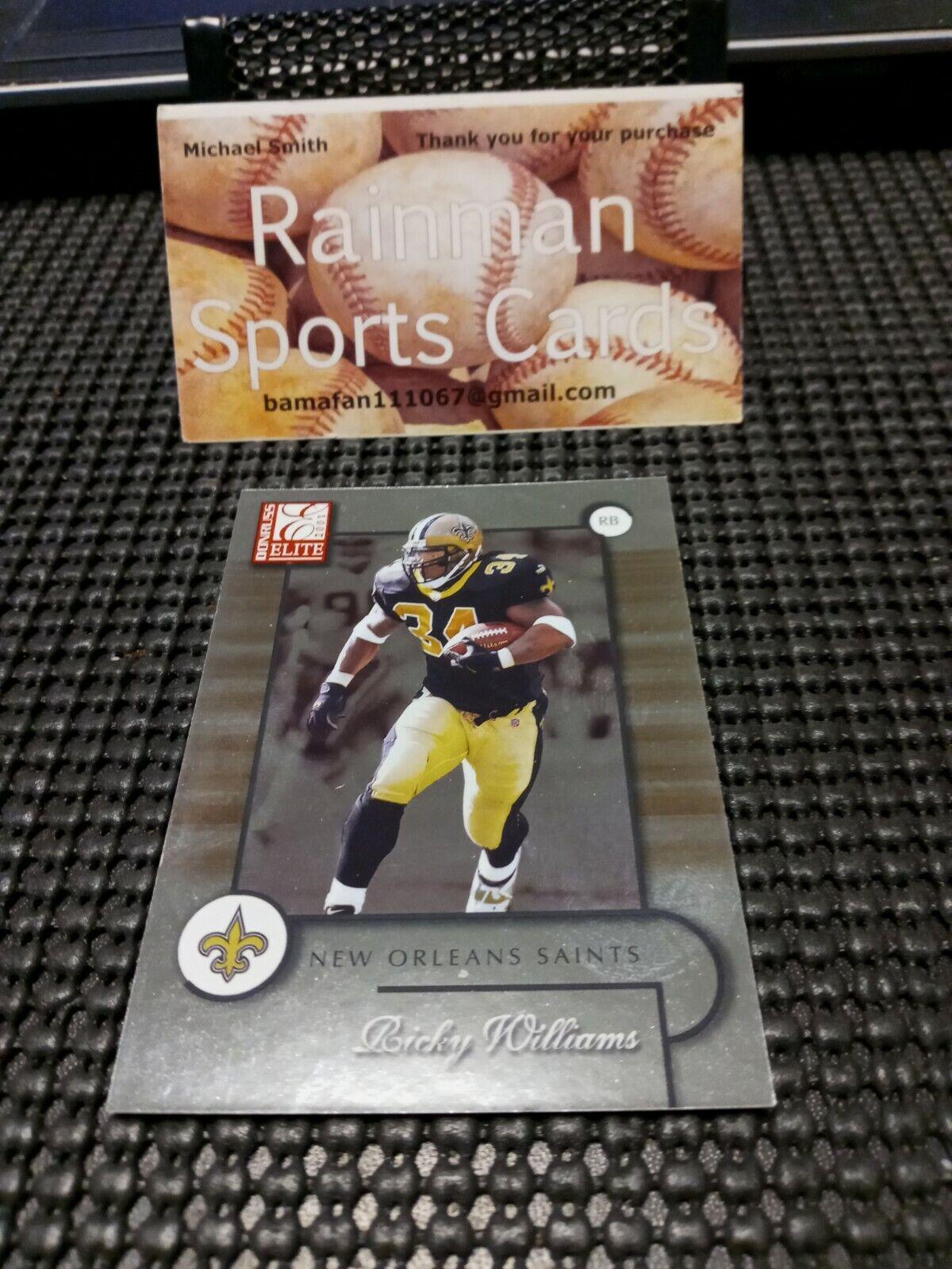 Ricky Williams #59 2001 Panini Donruss Elite Football