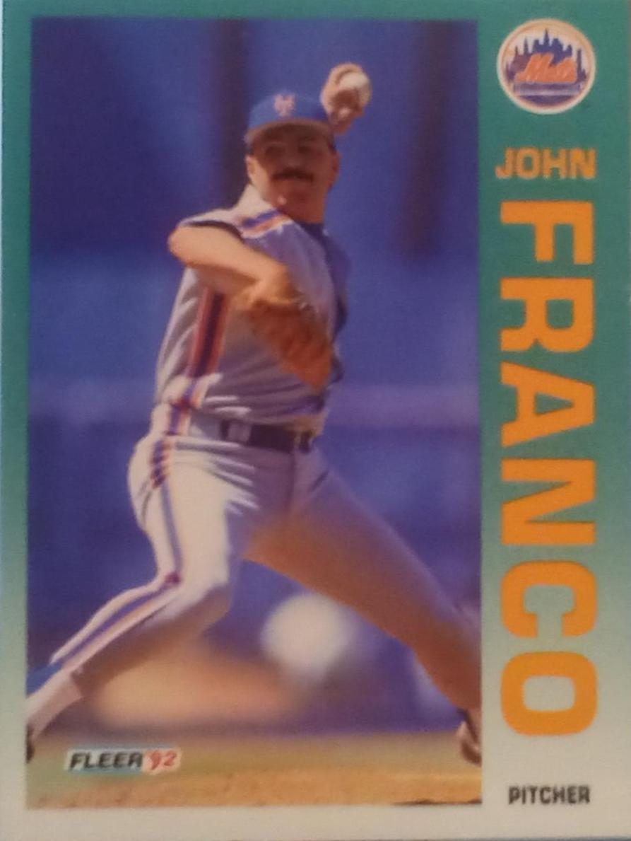 John Franco #504 Baseball Cards 1992 Fleer