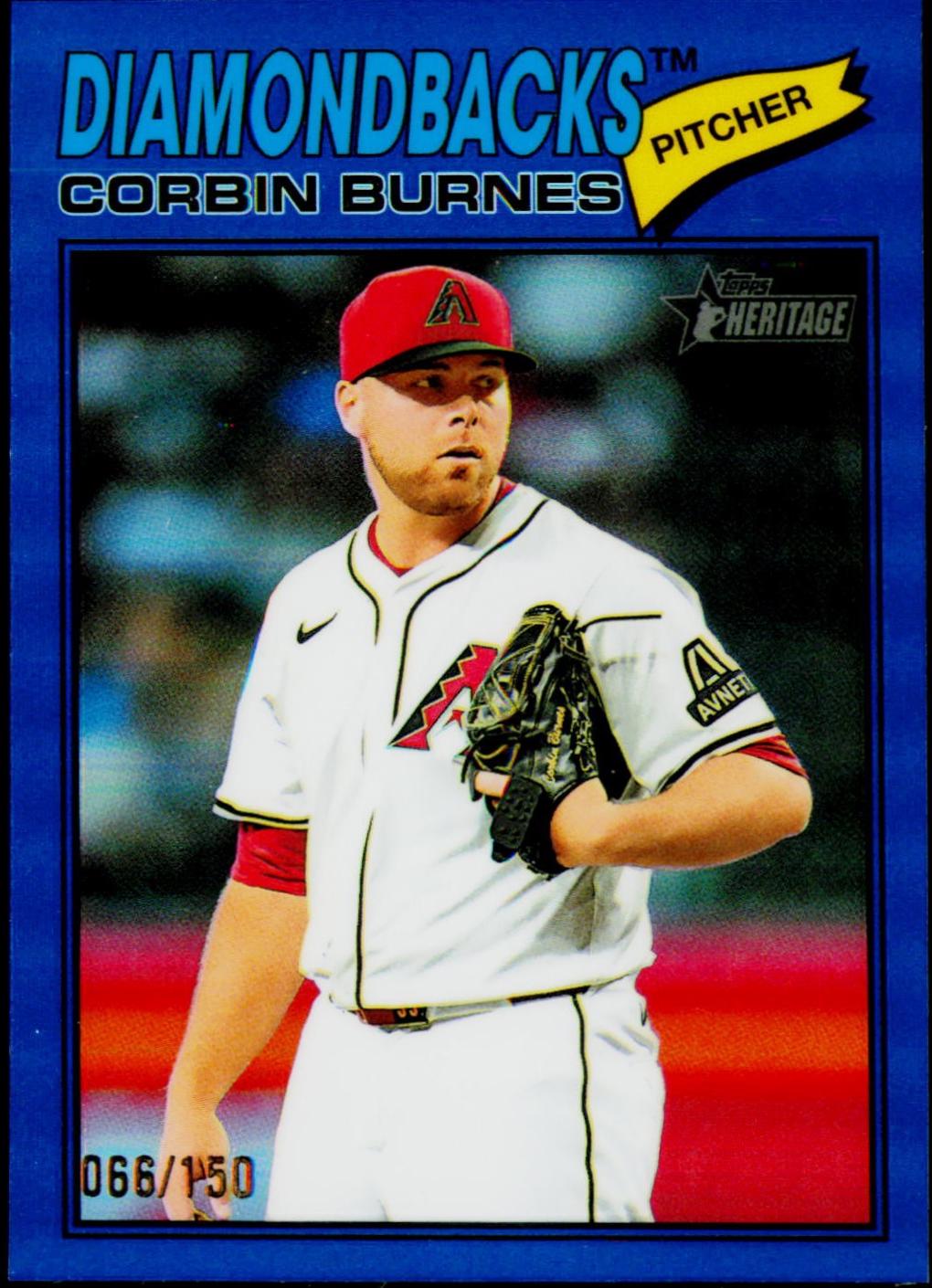 Corbin Burnes [Blue Bordered Chrome] #238