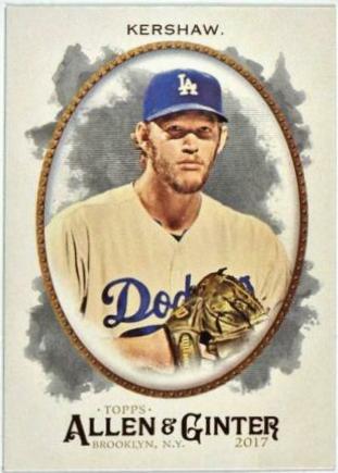 Clayton Kershaw #178 2017 Topps Allen & Ginter Baseball