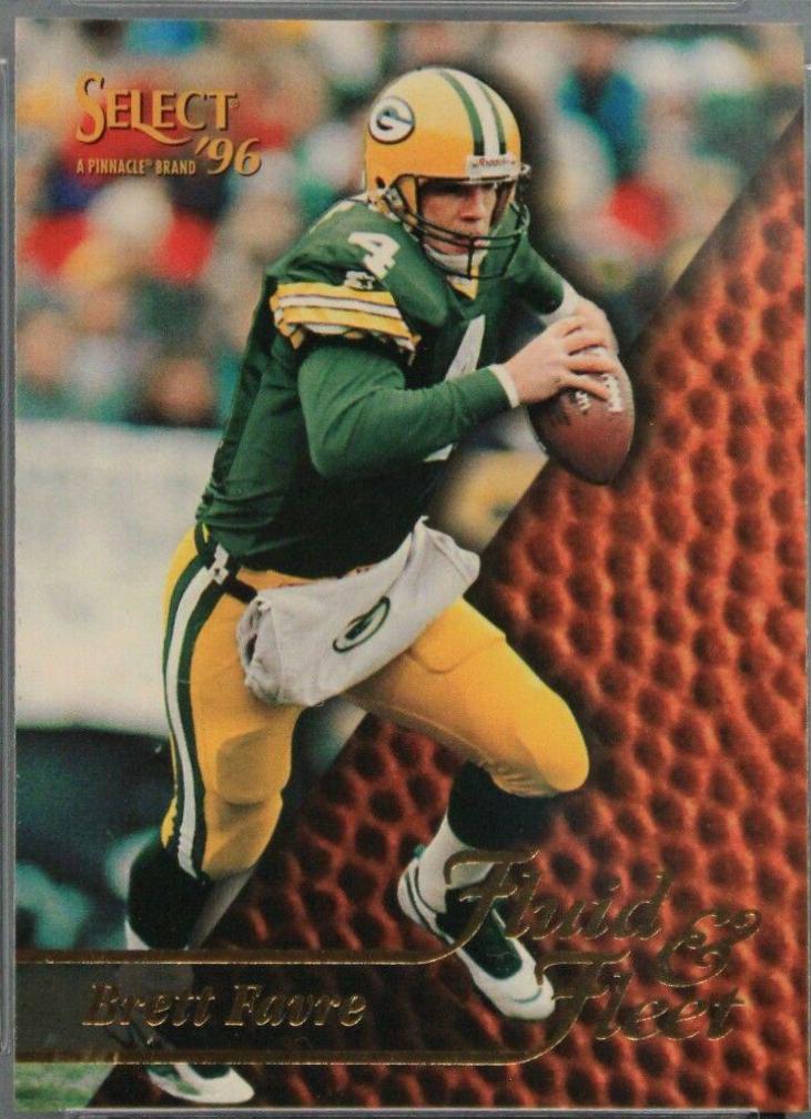 Brett Favre #182 Football Cards 1996 Select