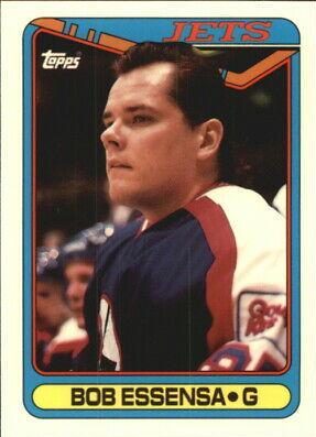Bob Essensa #119 Hockey Cards 1990 Topps Tiffany