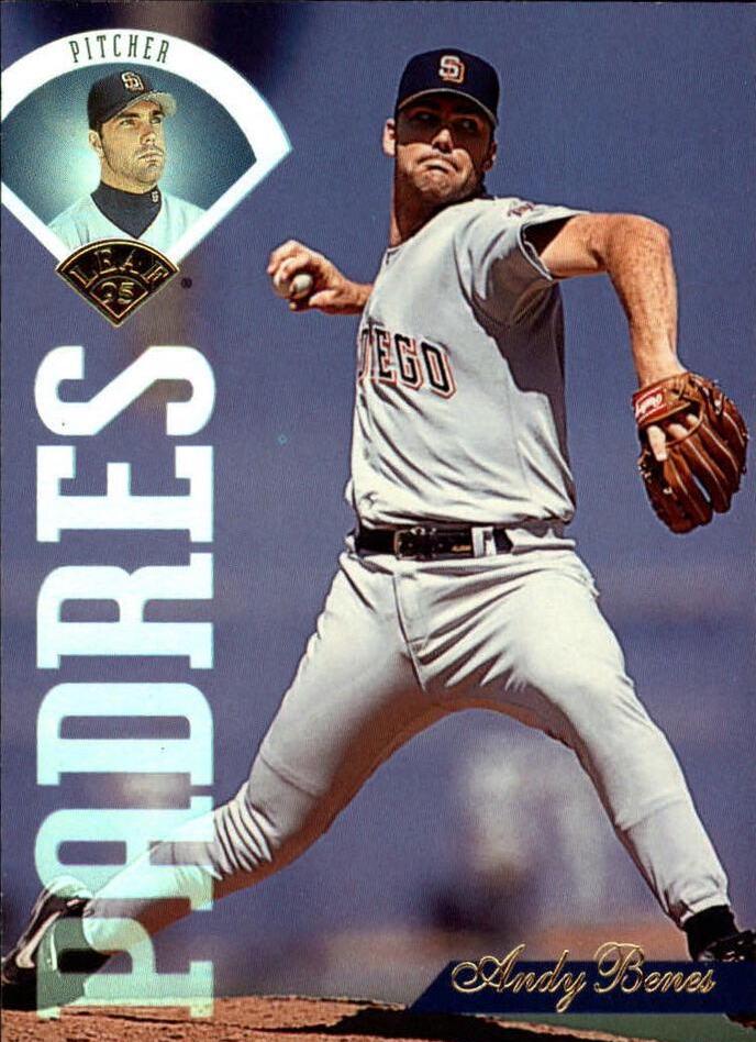 Andy Benes #227 Baseball Cards 1995 Leaf