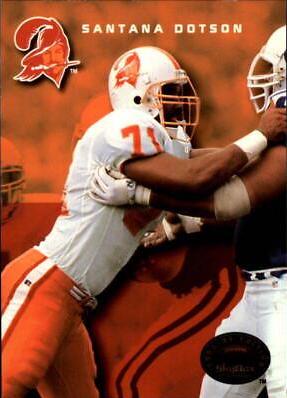Santana Dotson #18 Football Cards 1993 Skybox Premium