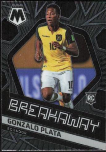Gonzalo Plata #9 Soccer Cards 2021 Panini Mosaic Road to FIFA World Cup Breakaway
