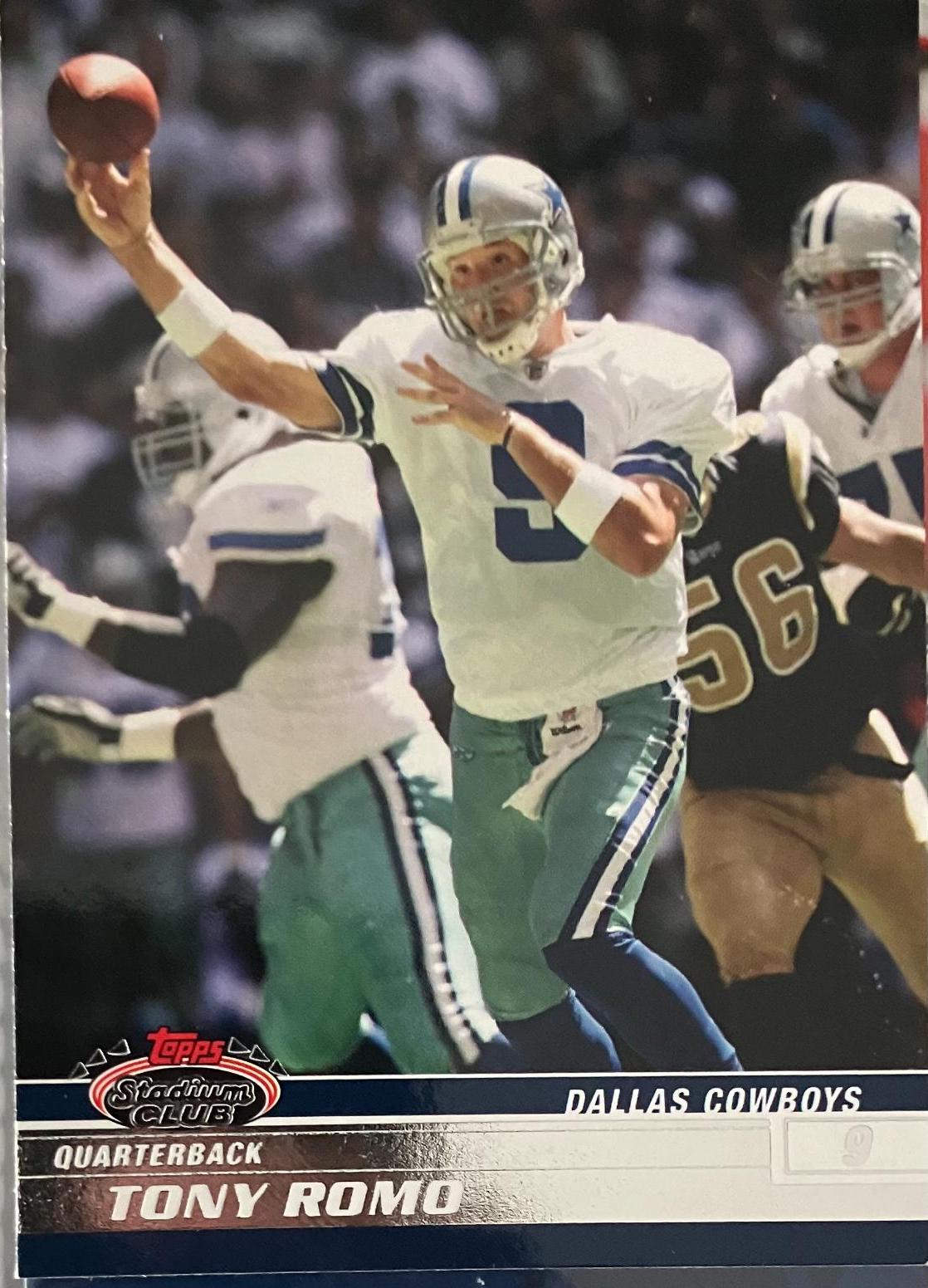 Tony Romo #7 Football Cards 2008 Stadium Club